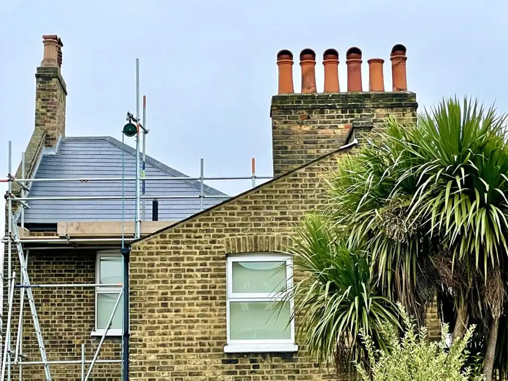 New roof installation at Peckham in London