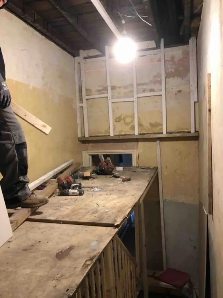 Under construction, whole house renovation in Peckham, London Under construction, whole house renovation in Peckham, London