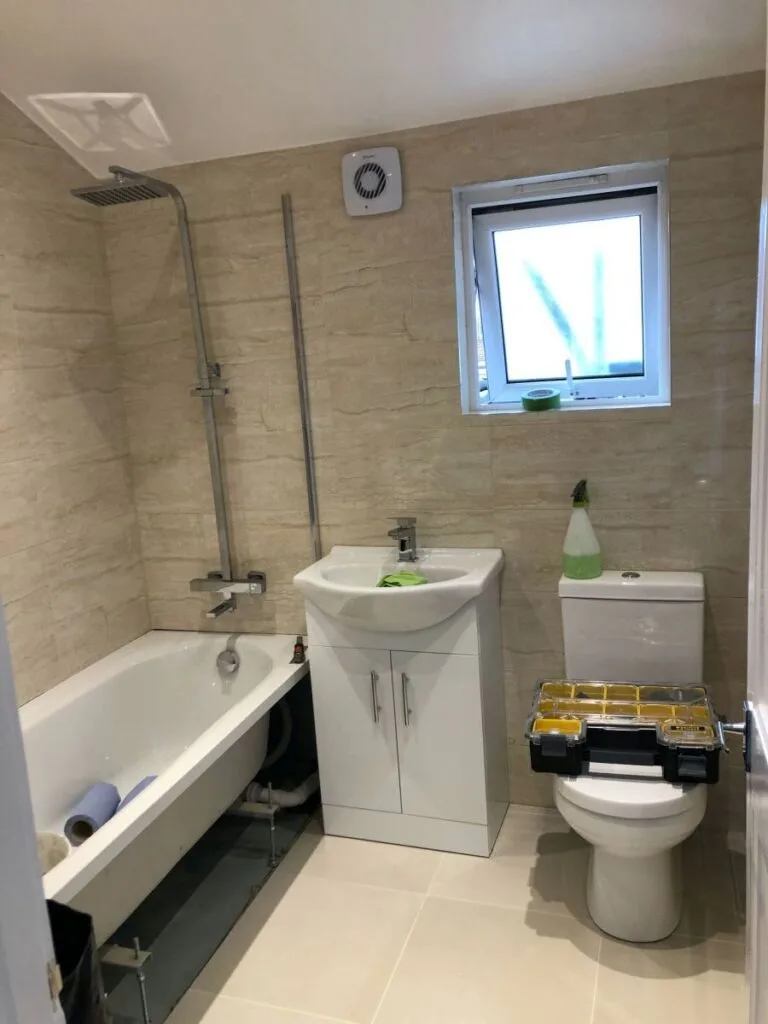 Under construction, whole house renovation in Peckham, London Under construction, whole house renovation in Peckham, London