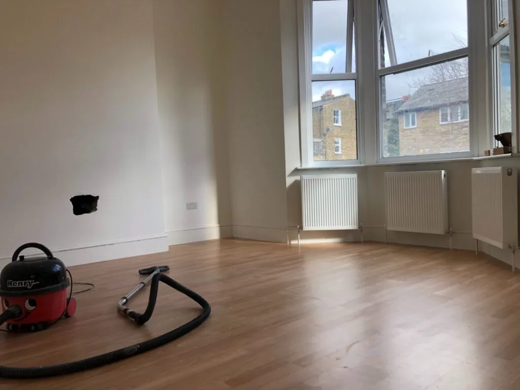 Under construction, whole house renovation in Peckham, London Under construction, whole house renovation in Peckham, London