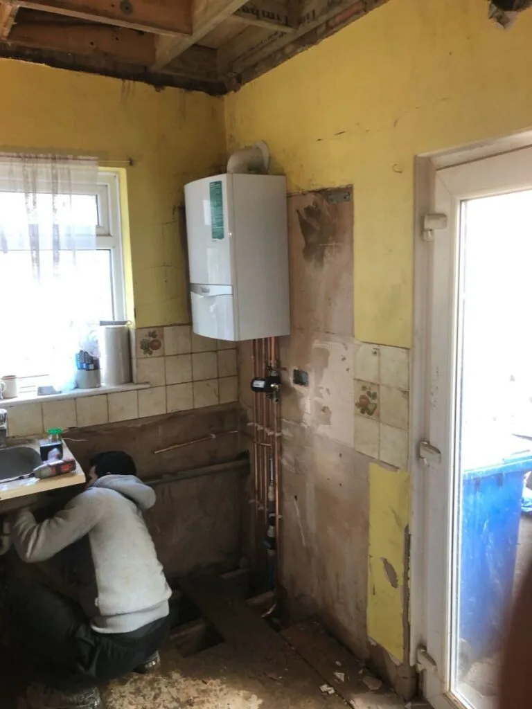 Under construction, whole house renovation in Peckham, London Under construction, whole house renovation in Peckham, London