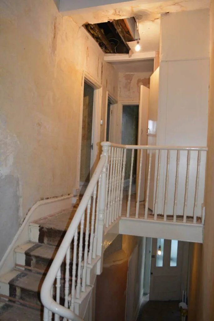 Under construction, whole house renovation in Peckham, London Under construction, whole house renovation in Peckham, London