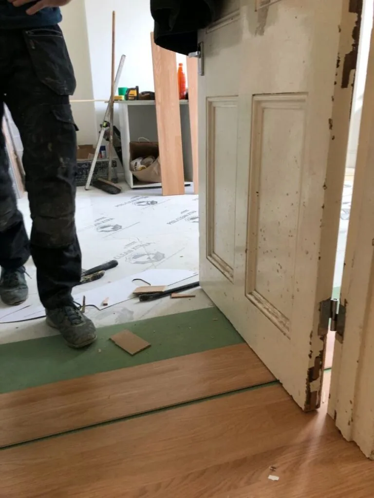 Under construction, whole house renovation in Peckham, London Under construction, whole house renovation in Peckham, London