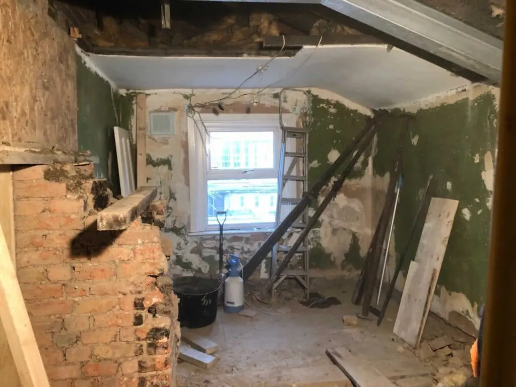 Under construction, whole house renovation in Peckham, London Under construction, whole house renovation in Peckham, London