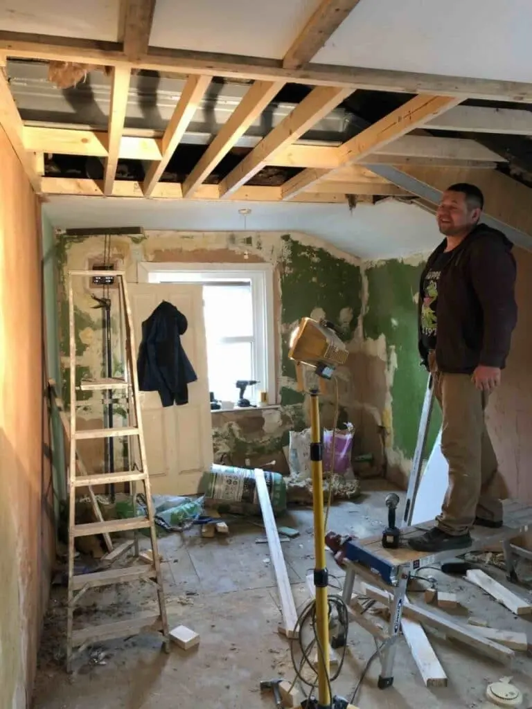 Under construction, whole house renovation in Peckham, London Under construction, whole house renovation in Peckham, London