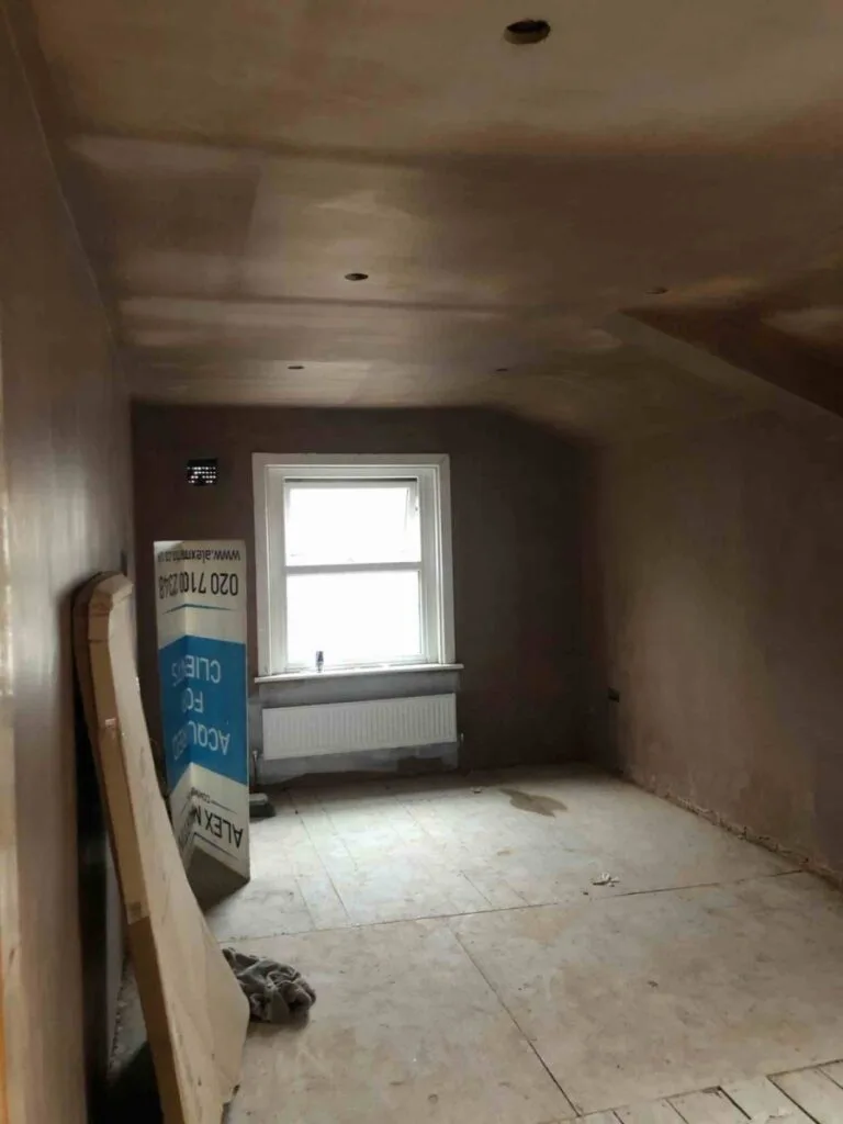 Under construction, whole house renovation in Peckham, London Under construction, whole house renovation in Peckham, London