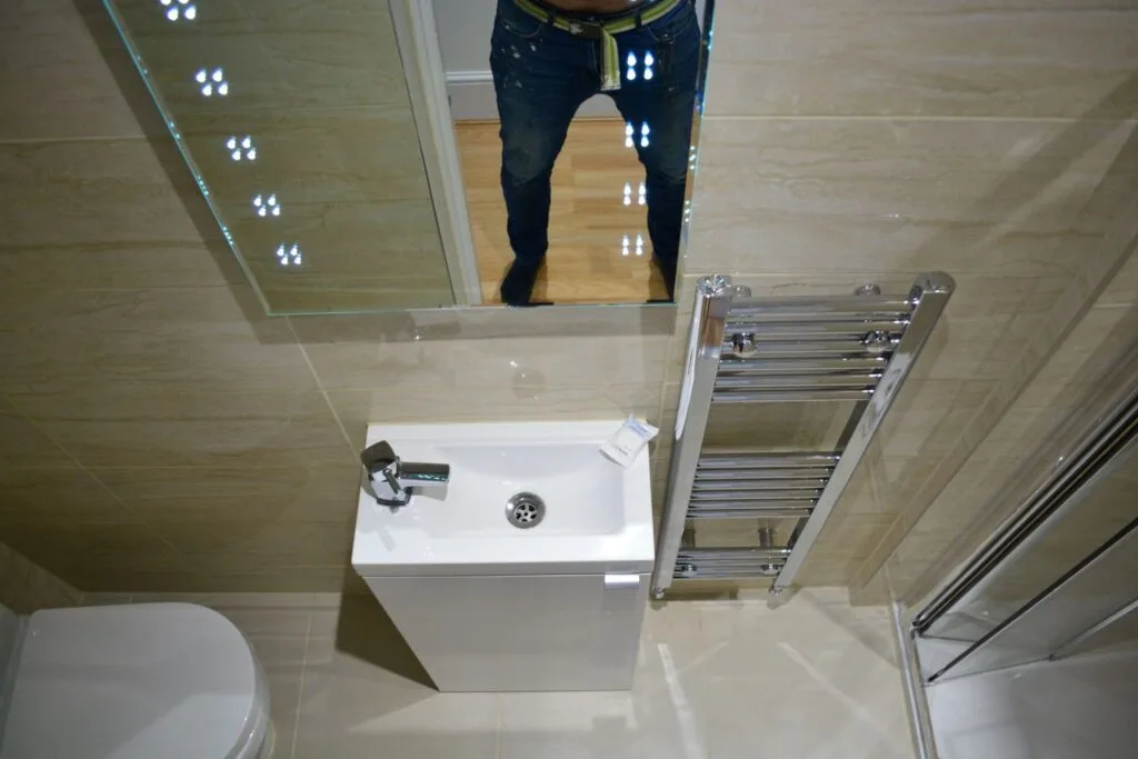 Shower room renovation, Peckham, London Shower room renovation, Peckham, London