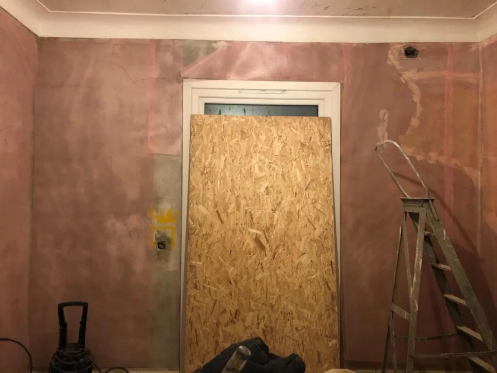 Under construction, whole house renovation in Peckham, London Under construction, whole house renovation in Peckham, London