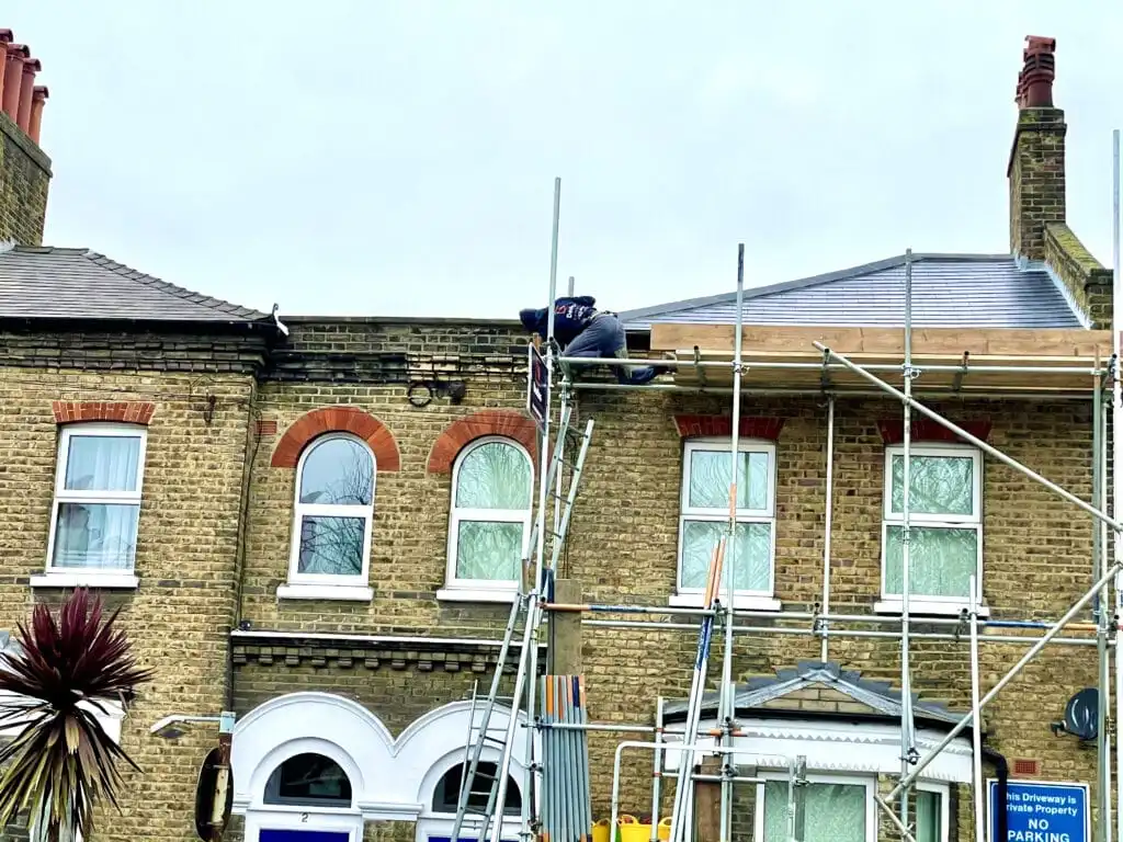 New roof installation at Peckham in London