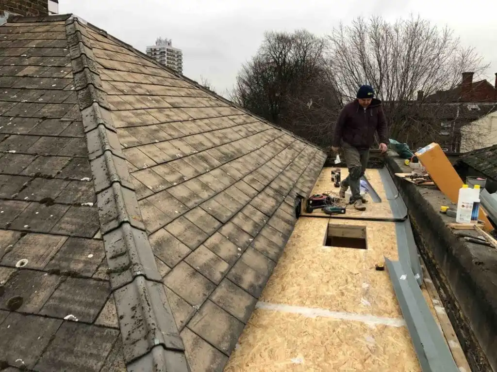 Under construction, whole house renovation in Peckham, London Under construction, whole house renovation in Peckham, London