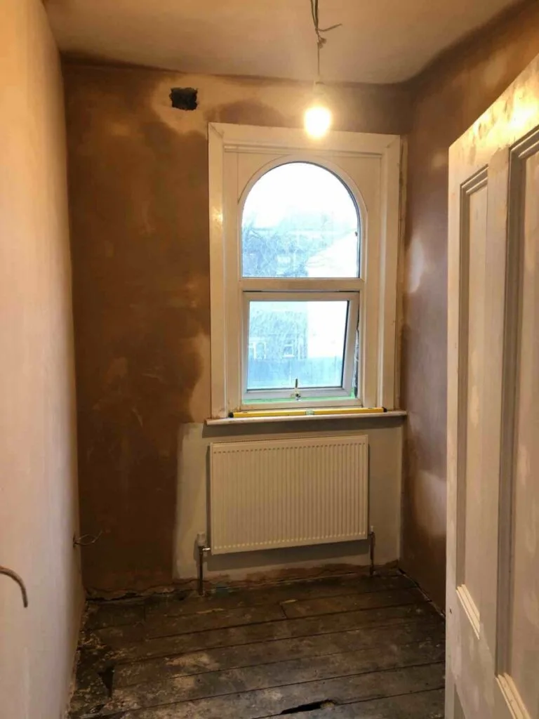 Under construction, whole house renovation in Peckham, London Under construction, whole house renovation in Peckham, London