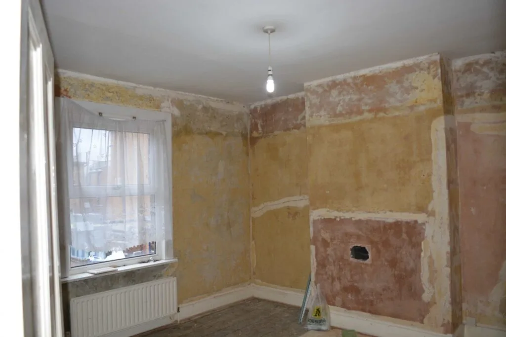 Under construction, whole house renovation in Peckham, London Under construction, whole house renovation in Peckham, London