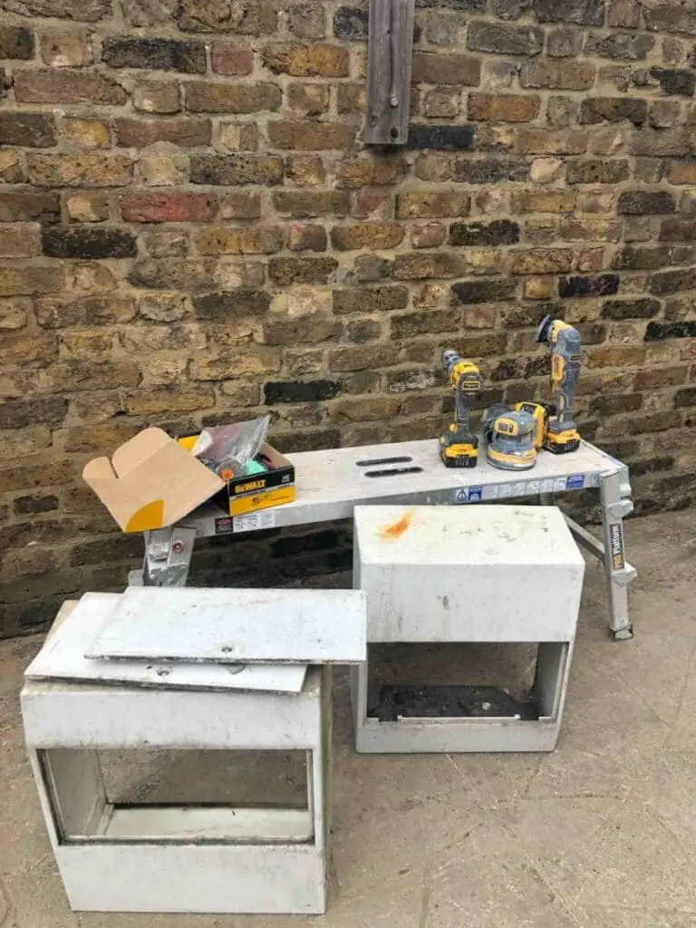 Under construction, whole house renovation in Peckham, London Under construction, whole house renovation in Peckham, London