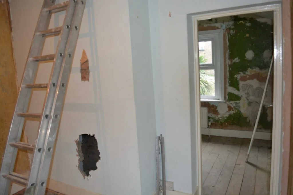 Under construction, whole house renovation in Peckham, London Under construction, whole house renovation in Peckham, London