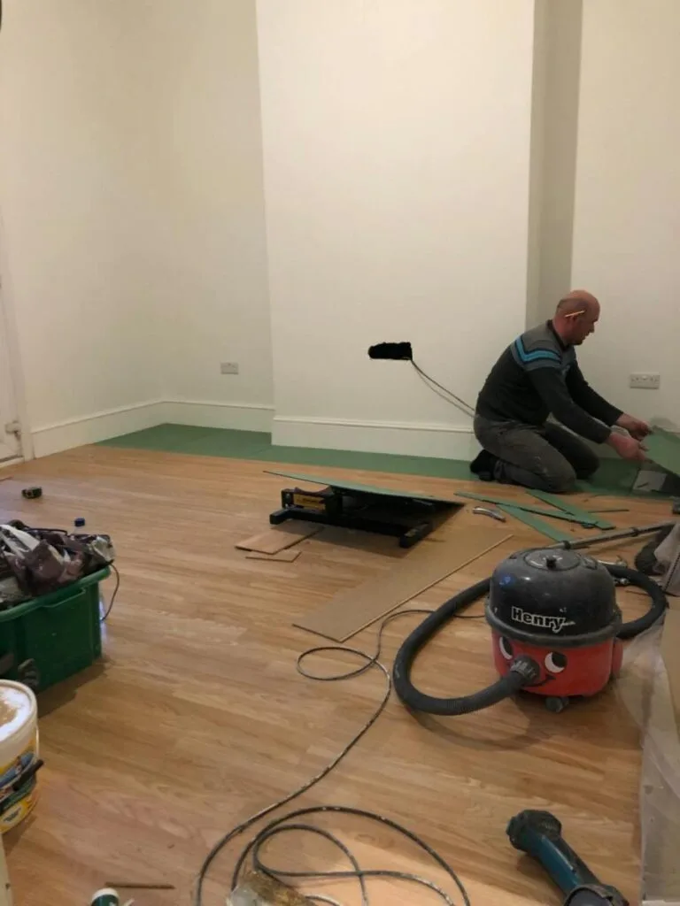 Under construction, whole house renovation in Peckham, London Under construction, whole house renovation in Peckham, London