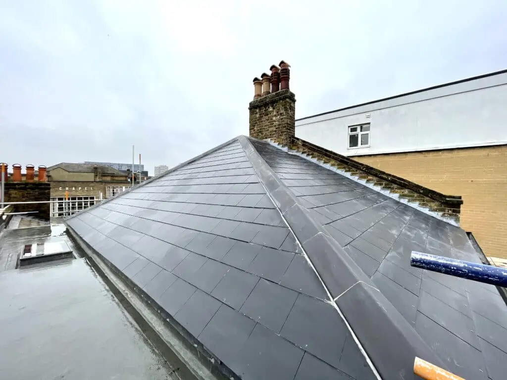 New roof installation at Peckham in London