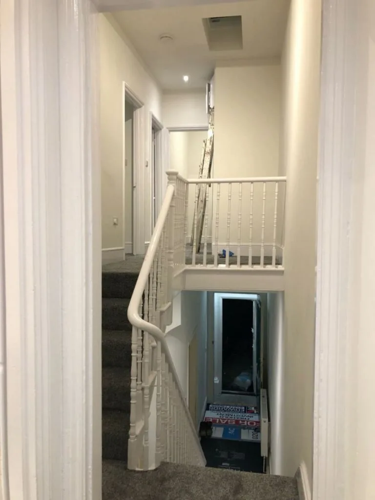 Under construction, whole house renovation in Peckham, London Under construction, whole house renovation in Peckham, London