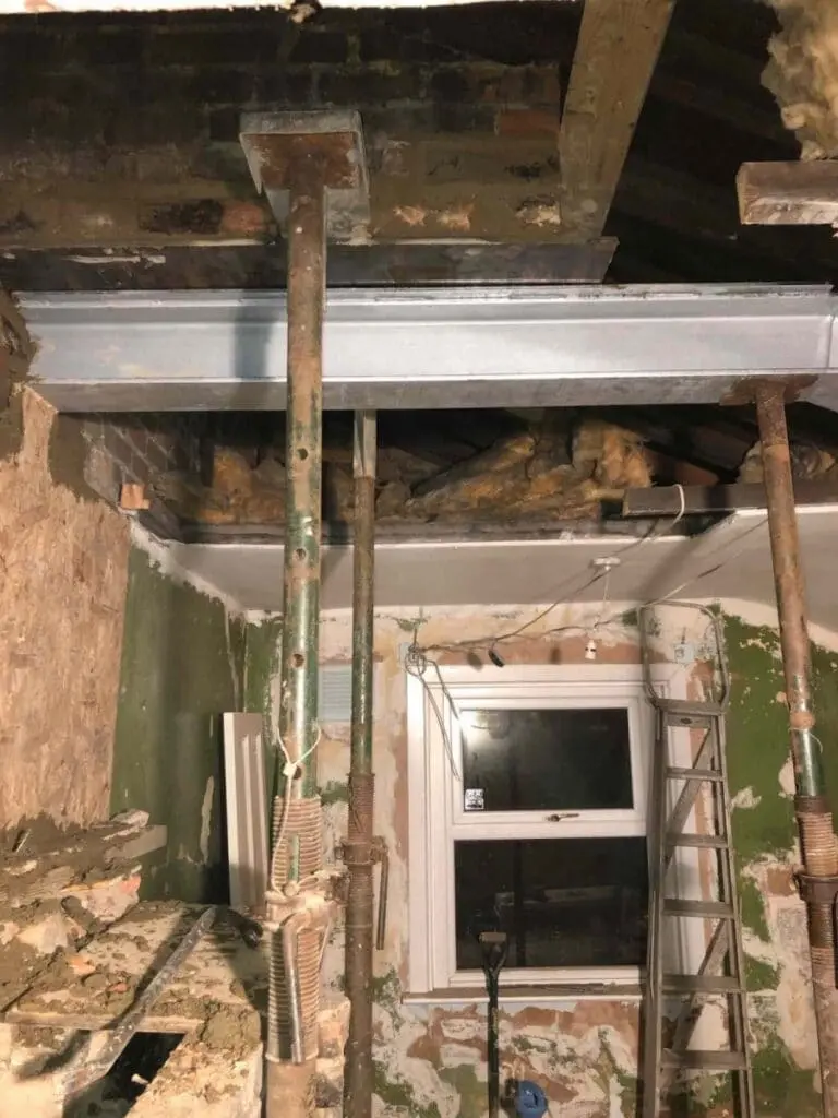 Under construction, whole house renovation in Peckham, London Under construction, whole house renovation in Peckham, London