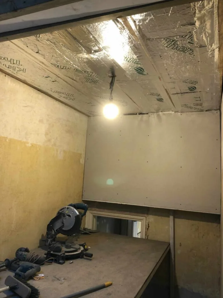 Under construction, whole house renovation in Peckham, London Under construction, whole house renovation in Peckham, London