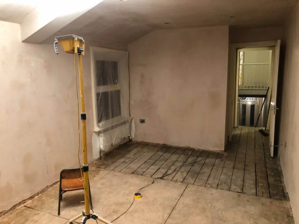 Under construction, whole house renovation in Peckham, London Under construction, whole house renovation in Peckham, London