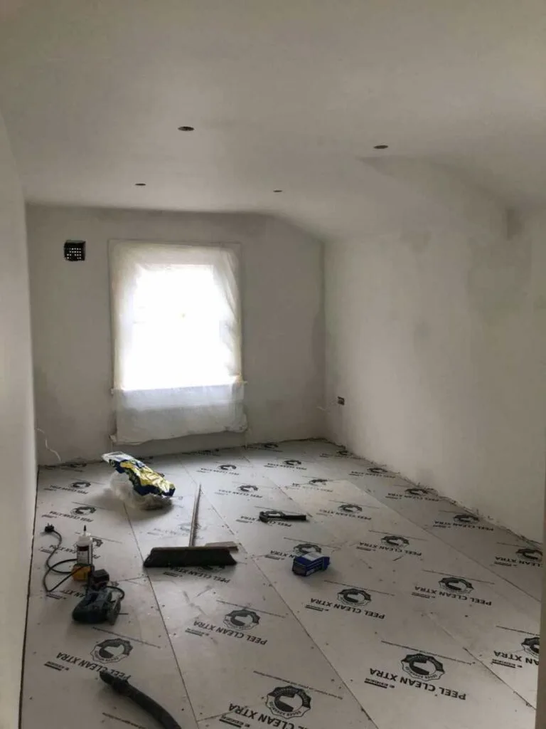 Under construction, whole house renovation in Peckham, London Under construction, whole house renovation in Peckham, London