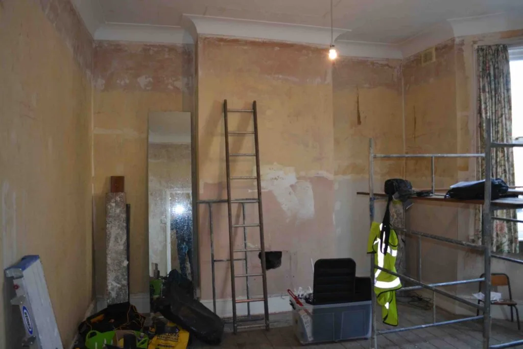 Under construction, whole house renovation in Peckham, London Under construction, whole house renovation in Peckham, London