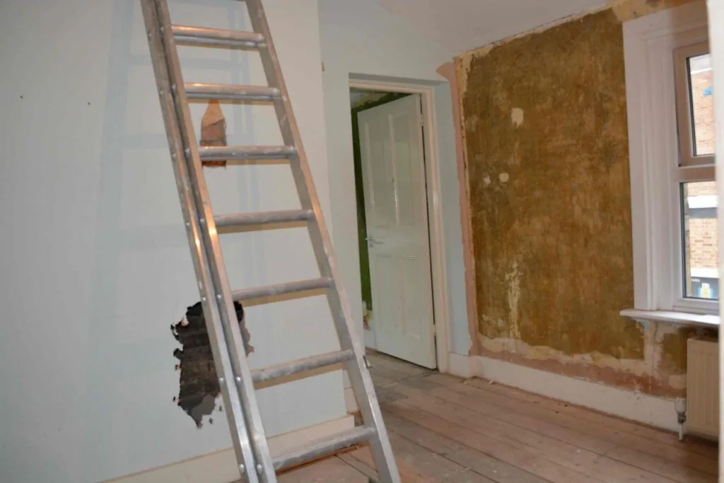 Under construction, whole house renovation in Peckham, London Under construction, whole house renovation in Peckham, London