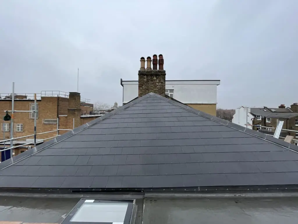 New roof installation at Peckham in London