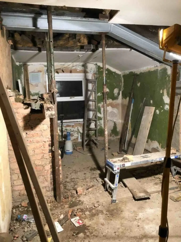 Under construction, whole house renovation in Peckham, London Under construction, whole house renovation in Peckham, London