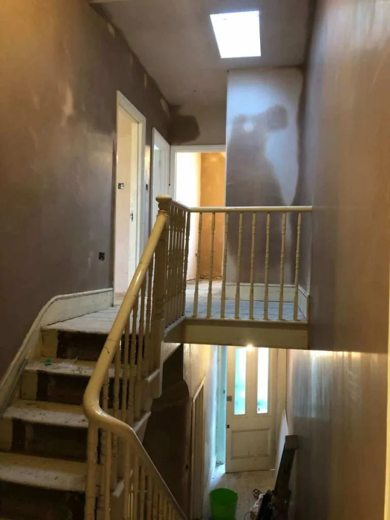 Under construction, whole house renovation in Peckham, London Under construction, whole house renovation in Peckham, London