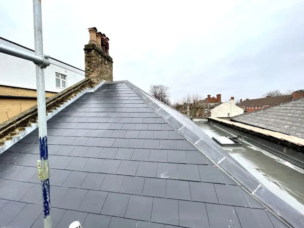 New roof installation at Peckham in London
