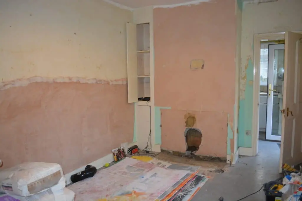 Under construction, whole house renovation in Peckham, London Under construction, whole house renovation in Peckham, London