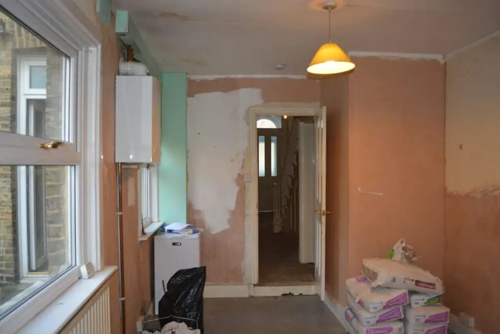 Under construction, whole house renovation in Peckham, London Under construction, whole house renovation in Peckham, London