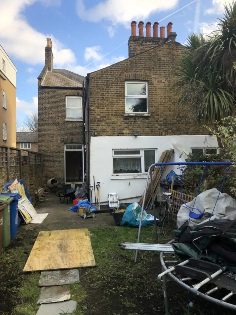 Under construction, whole house renovation in Peckham, London Under construction, whole house renovation in Peckham, London