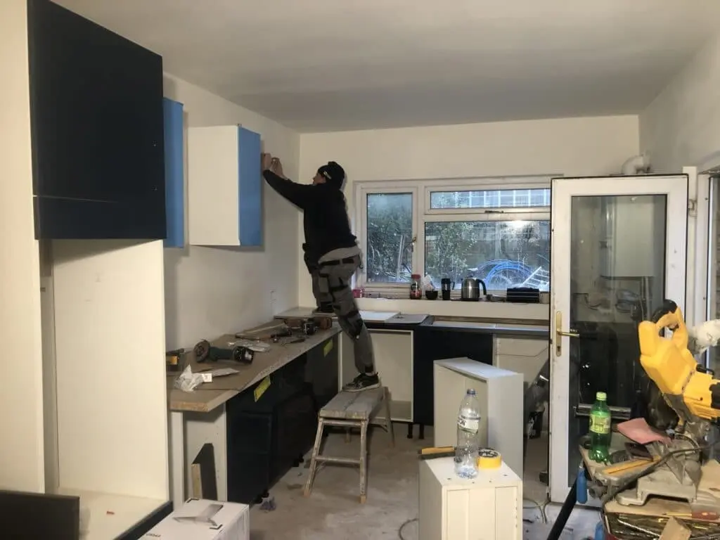 Under construction, whole house renovation in Peckham, London Under construction, whole house renovation in Peckham, London