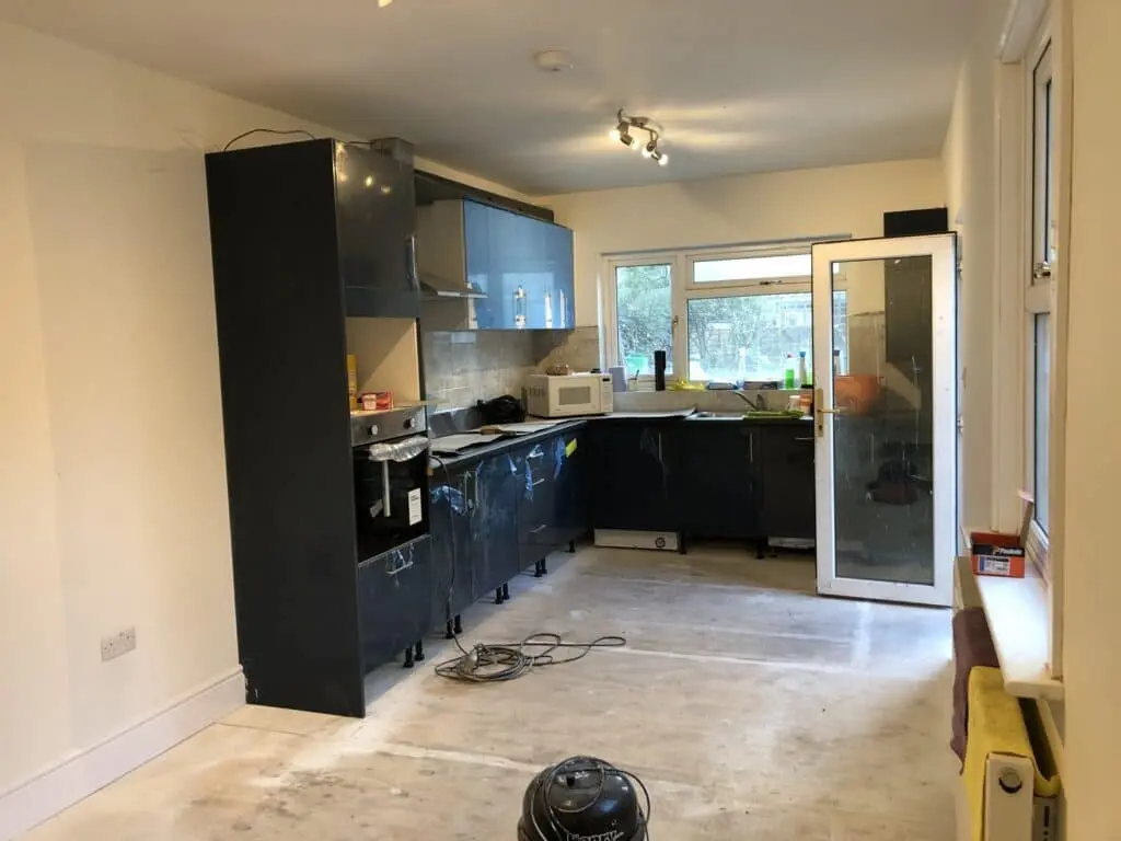 Under construction, whole house renovation in Peckham, London Under construction, whole house renovation in Peckham, London