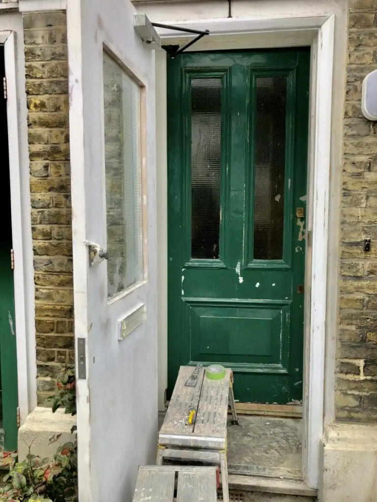 Under construction, whole house renovation in Peckham, London Under construction, whole house renovation in Peckham, London