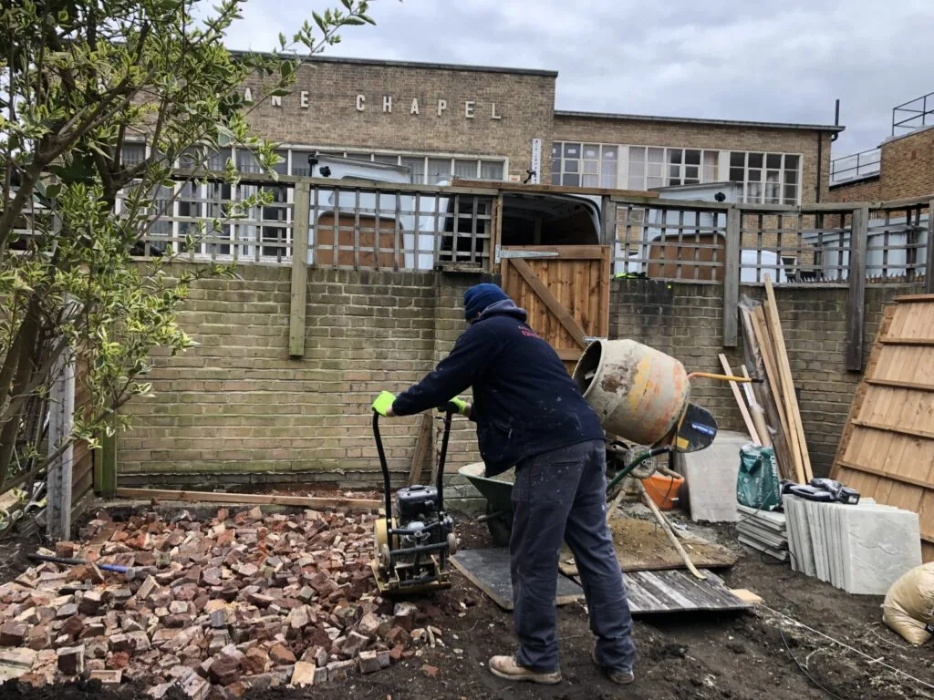Under construction, whole house renovation in Peckham, London Under construction, whole house renovation in Peckham, London