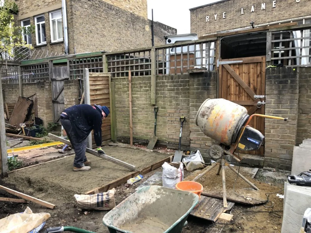 Under construction, whole house renovation in Peckham, London Under construction, whole house renovation in Peckham, London