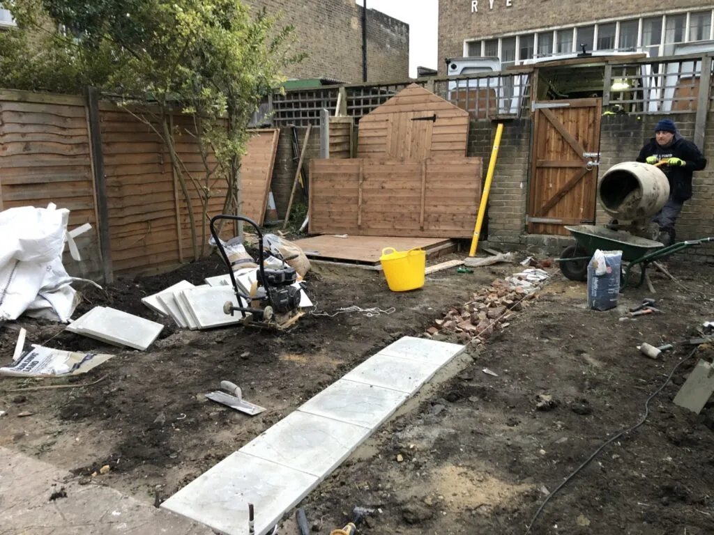 Under construction, whole house renovation in Peckham, London Under construction, whole house renovation in Peckham, London