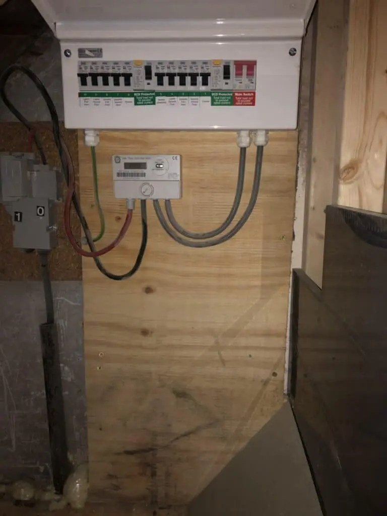 New wiring installation, Peckham, London New wiring installation, Peckham, London