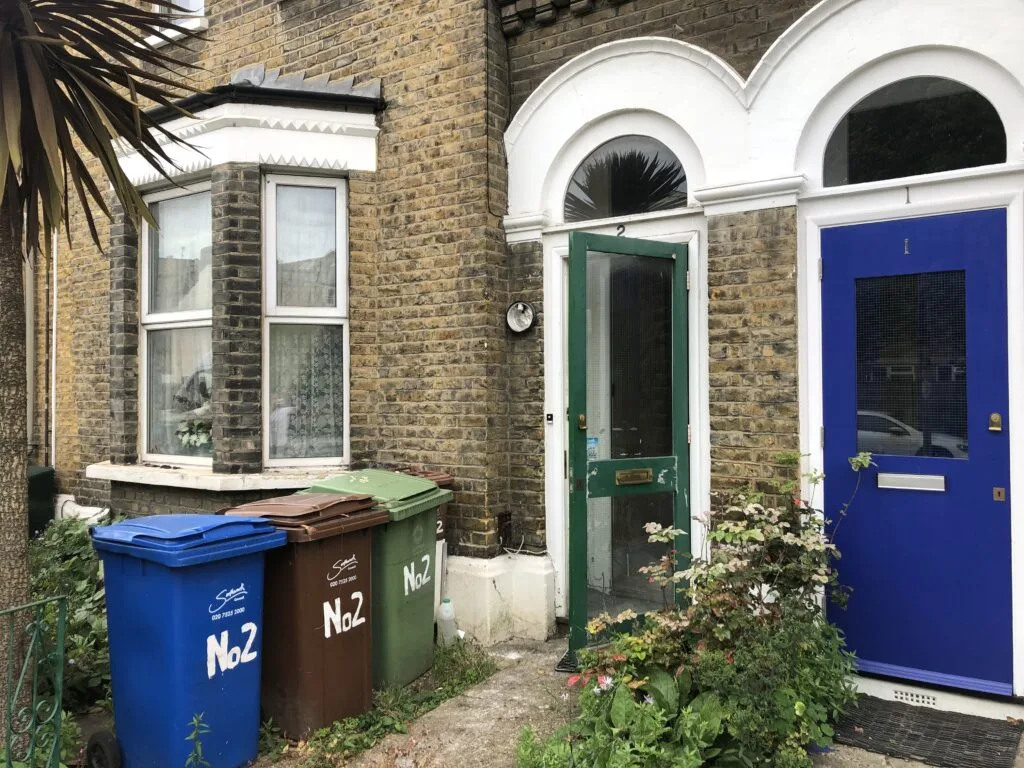 Six bedroom house renovation before and under construction at Peckham in London