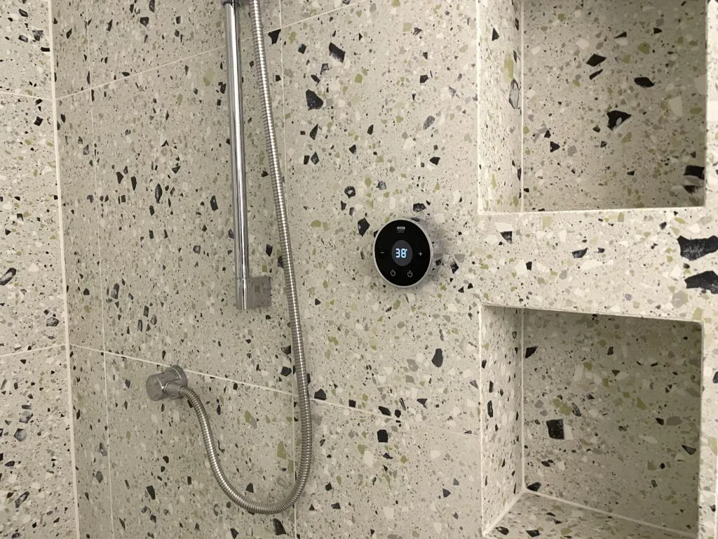 Completed bathroom renovation