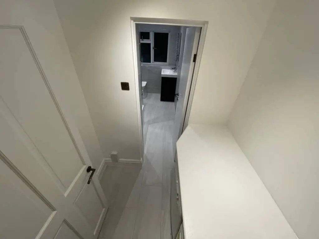 Completed bathroom renovation in Romford, London