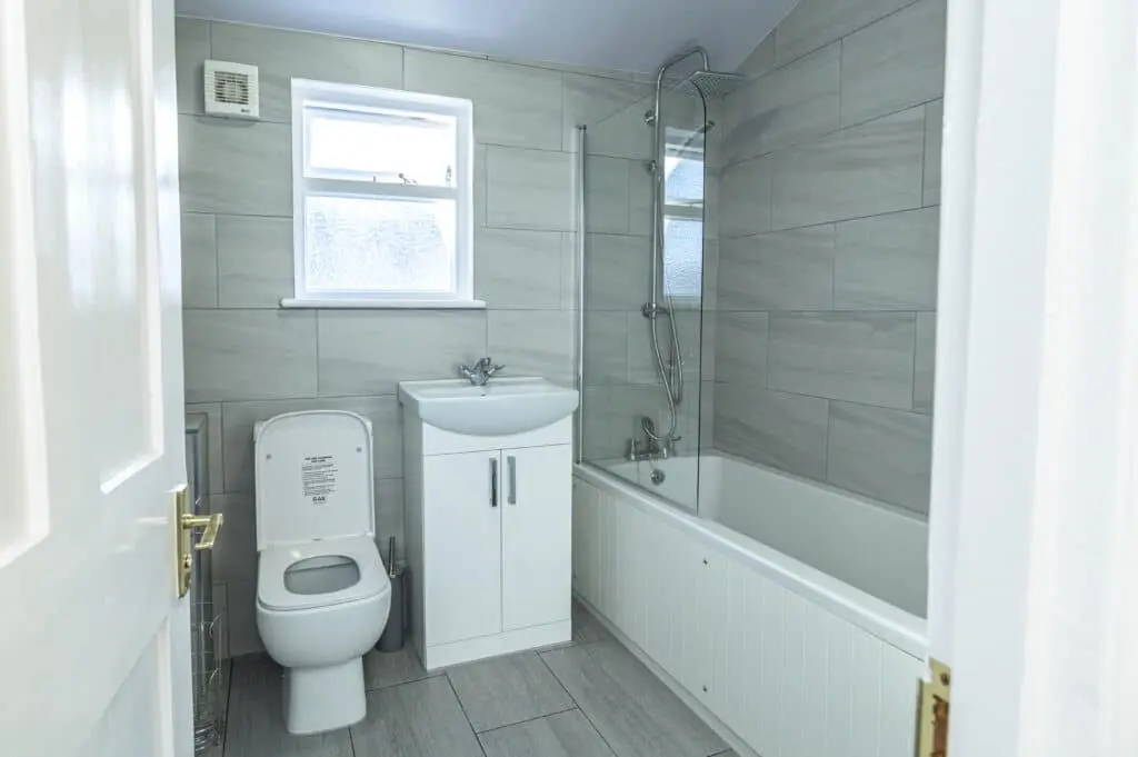 Refurbished bathroom at Peckham