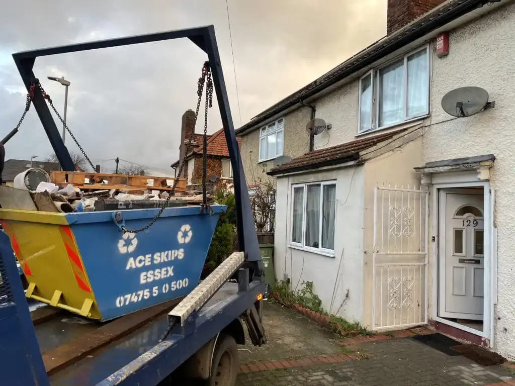 Under construction bathroom renovation in Romford, London