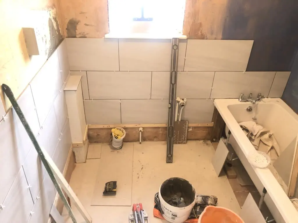 Six bedroom house renovation before and under construction at Peckham in London