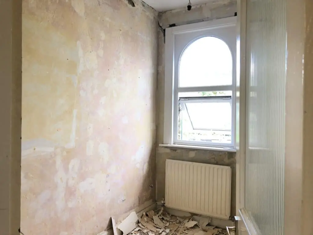 Six bedroom house renovation before and under construction at Peckham in London