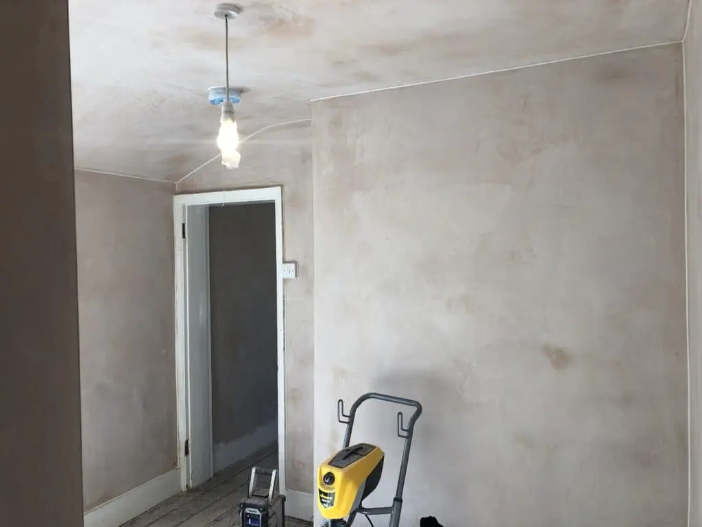 Six bedroom house renovation before and under construction at Peckham in London