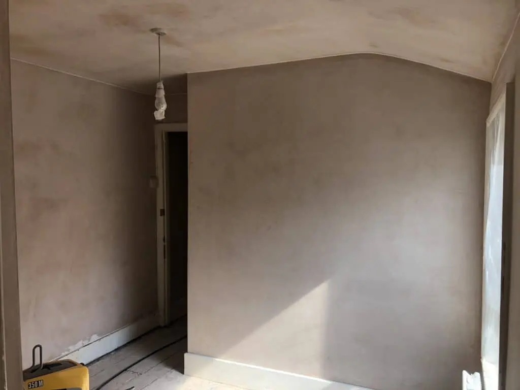 Six bedroom house renovation before and under construction at Peckham in London